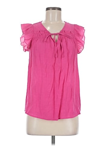NANETTE Nanette Lepore Short Sleeve Blouse (view 1)