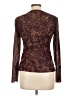 W by Worth 100% Polyester Brown Long Sleeve Top Size L - photo 2
