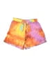 Shein Tie-dye Orange Shorts Size 12 - photo 1