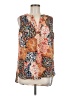 Rose + Olive 100% Polyester Orange Sleeveless Blouse Size M - photo 1
