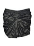 Shein 100% Leather Metallic Black Athletic Shorts Size 6 - photo 2