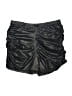 Shein 100% Leather Metallic Black Athletic Shorts Size 6 - photo 1