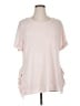 Grace Elements Pink Short Sleeve Top Size XL - photo 1