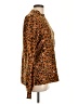 Karl Lagerfeld Paris Animal Print Brown Pullover Sweater Size L - photo 4
