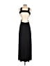 Venus Solid Black Casual Dress Size S - photo 2