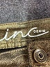 Inc Denim Metallic Silver Dress Pants Size 10 - photo 4