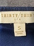 Thirty/Thirty 100% Polyester Blue Short Sleeve Blouse Size S - photo 7