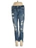 Express Hearts Blue Jeans Size 2 - photo 1