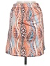 Unbranded 100% Polyester Print Orange Casual Skirt Size M - photo 2