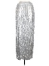 Shein Metallic Silver Formal Skirt Size 8 - 10 - photo 2