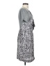 BCBGMAXAZRIA Print Gray Casual Dress Size S - photo 4
