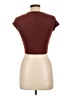 Zara Brown Short Sleeve Turtleneck Size L - photo 2