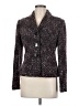Essentials Tweed Burgundy Blazer Size 8 - photo 1