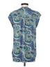 Daniel Rainn 100% Polyester Paisley Blue Short Sleeve Blouse Size S - photo 2
