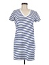 Universal Thread 100% Cotton Stripes Blue Casual Dress Size M - photo 1