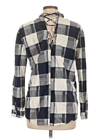 BCBGeneration Long Sleeve Button-Down Shirt (view 2)