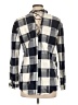 BCBGeneration 100% Cotton Plaid Gray Long Sleeve Button-Down Shirt Size L - photo 2