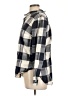 BCBGeneration 100% Cotton Plaid Gray Long Sleeve Button-Down Shirt Size L - photo 5