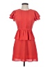 BCBGMAXAZRIA 100% Polyester Red Short Sleeve Top Size 0 - photo 1