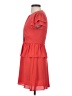 BCBGMAXAZRIA 100% Polyester Red Short Sleeve Top Size 0 - photo 5