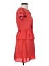BCBGMAXAZRIA 100% Polyester Red Short Sleeve Top Size 0 - photo 4