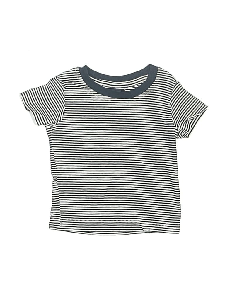 Pre-owned Next Babies' Short Sleeve Top Gray Tops