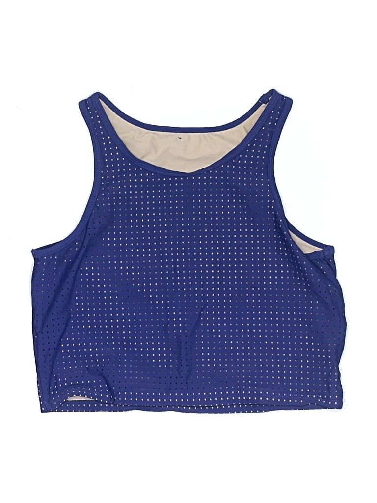 Pre-owned Fabletics Swimsuit Top Blue Swimwear