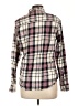 The North Face 100% Polyester Plaid Ivory Long Sleeve Blouse Size L - photo 2