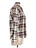 The North Face 100% Polyester Plaid Ivory Long Sleeve Blouse Size L - photo 4