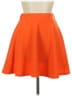 Unbranded Solid Orange Casual Skirt Size L - photo 1