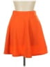 Unbranded Solid Orange Casual Skirt Size L - photo 2