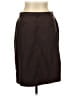 Christopher & Banks 100% Polyester Solid Brown Formal Skirt Size 12 - photo 2