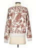 Evereve Tropical Brown Pullover Sweater Size S - photo 2
