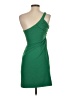 5/48 100% Polyester Solid Green Cocktail Dress Size S - photo 2