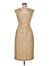 Connected Apparel Tan Cocktail Dress Size 6 - photo 1