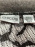 Chico's Black Silver Long Sleeve Blouse Size Lg (2) - photo 4