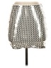 Superdown Polka Dots Silver Casual Skirt Size XS - photo 1