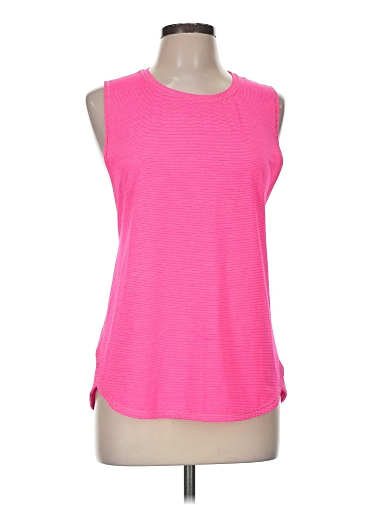 Pre-owned Lululemon Athletica Sleeveless T-shirt In Pink