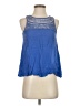 Fun2Fun 100% Rayon Blue Sleeveless Blouse Size S - photo 1