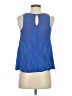 Fun2Fun 100% Rayon Blue Sleeveless Blouse Size S - photo 2