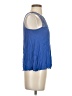 Fun2Fun 100% Rayon Blue Sleeveless Blouse Size S - photo 4