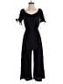 Doe & Rae Solid Black Jumpsuit Size M - photo 1