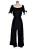 Doe & Rae Solid Black Jumpsuit Size M - photo 2