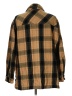 Lucky Brand Plaid Brown Coat Size L - photo 2