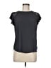 Ann Taylor LOFT 100% Polyester Gray Short Sleeve Top Size M (petite) - photo 1
