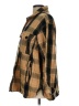 Lucky Brand Plaid Brown Coat Size L - photo 5