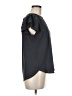 Ann Taylor LOFT 100% Polyester Gray Short Sleeve Top Size M (petite) - photo 4