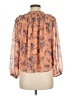 Socialite 100% Polyester Orange 3/4 Sleeve Blouse Size M - photo 2