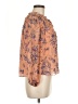 Socialite 100% Polyester Orange 3/4 Sleeve Blouse Size M - photo 4