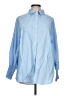 Unbranded Stripes Blue Long Sleeve Button-Down Shirt Size L - photo 1